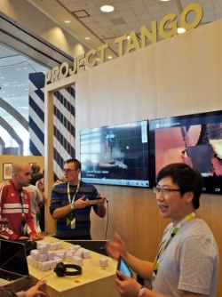 ’T-AR for Project Tango’ is being showcased at Project Tango sandbox at Google I/O 2015.